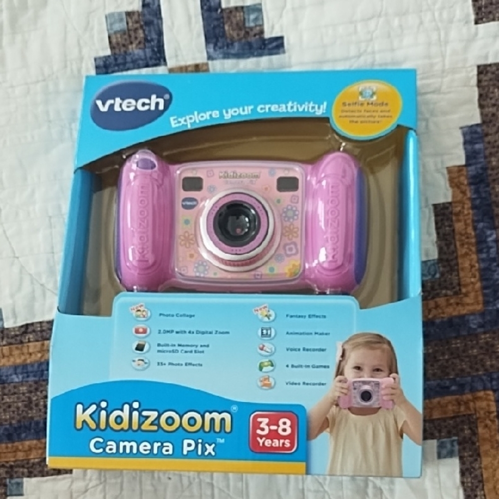 VTech Kidizoom Camera Pix - Floral Pink